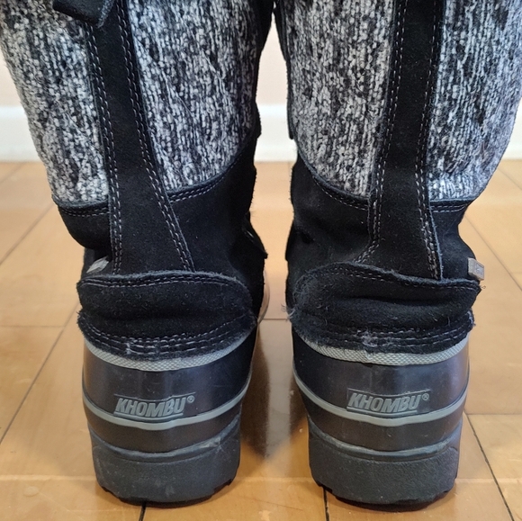 Khombu K-Comfort Nina Women's Black Winter Boots 8M - Picture 6 of 14